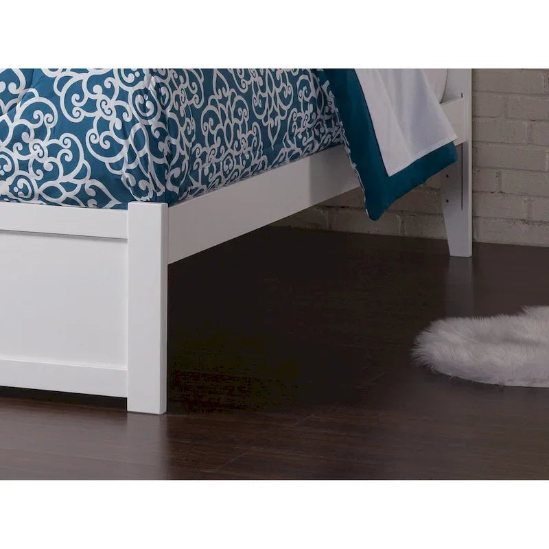 AFI Concord Wood King Platform Bed with Twin XL Trundle
