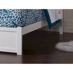 AFI Concord Wood King Platform Bed with Twin XL Trundle