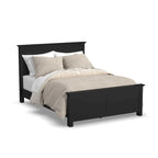 Homestyles Oak Park Black Wood Queen Bed