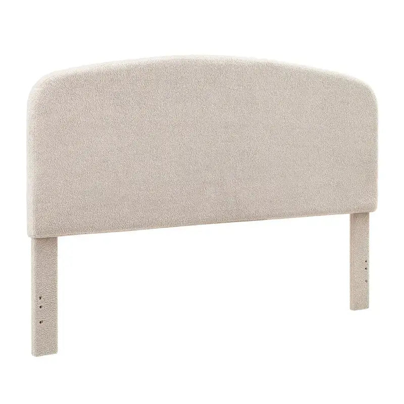 Collymore Natural Sherpa Fleece Headboard
