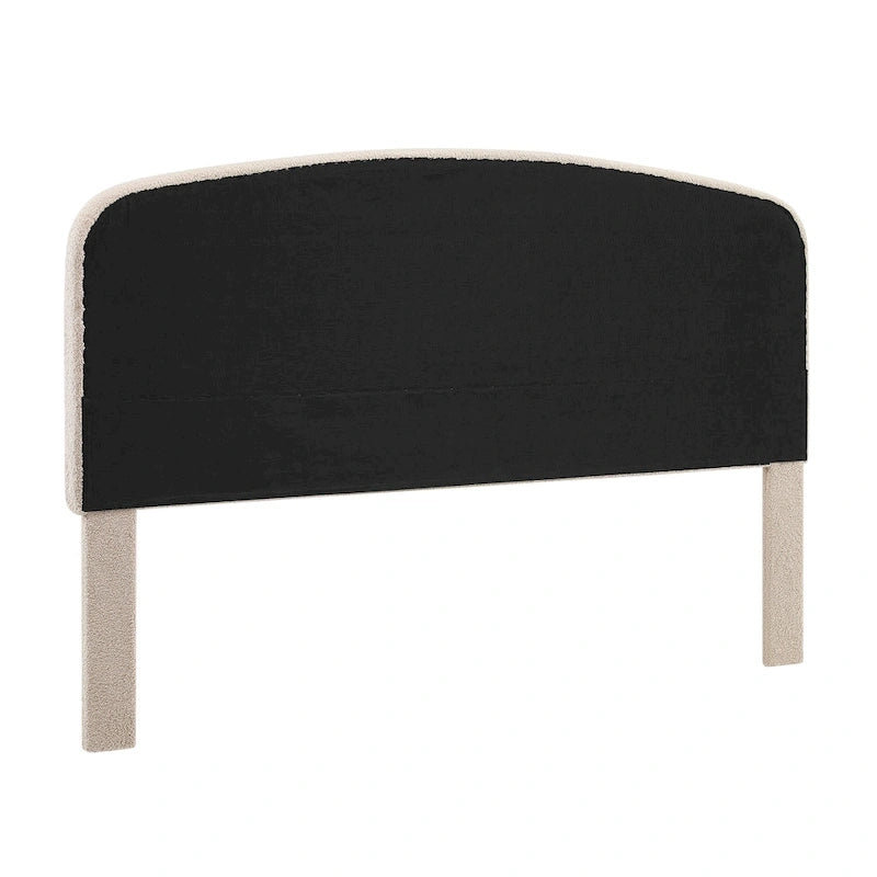 Collymore Natural Sherpa Fleece Headboard