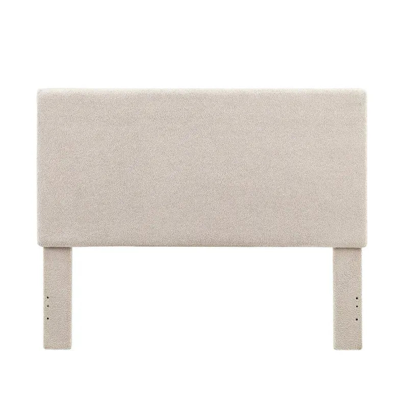 Collymore Natural Sherpa Fleece Headboard