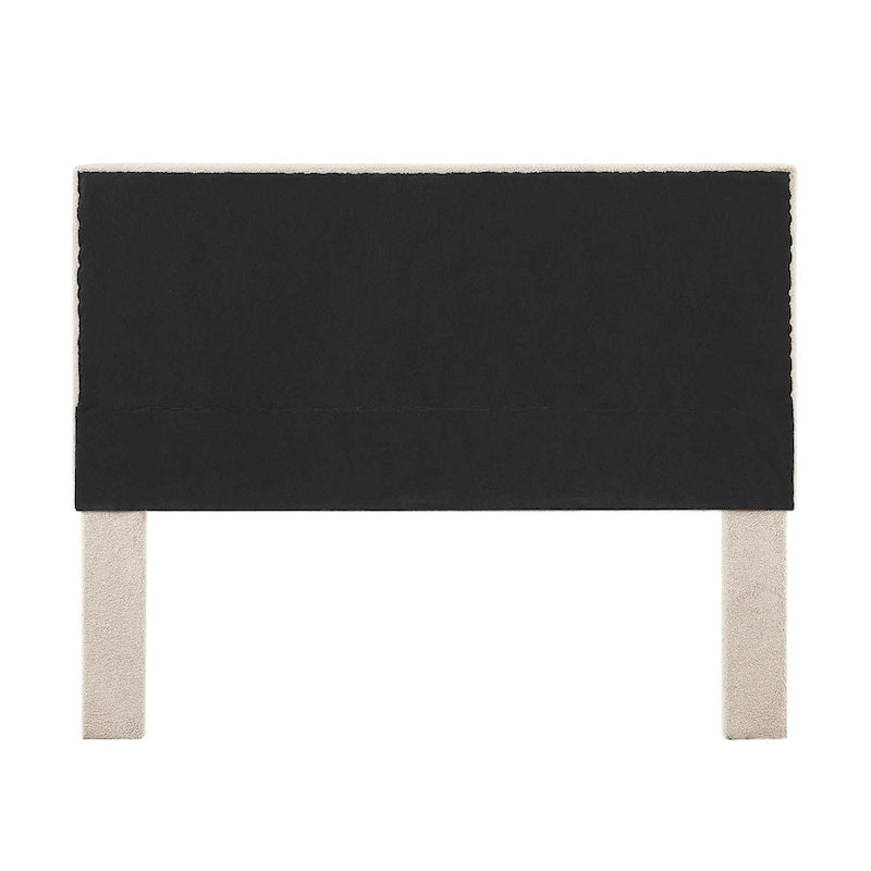 Collymore Natural Sherpa Fleece Headboard