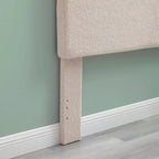 Collymore Natural Sherpa Fleece Headboard