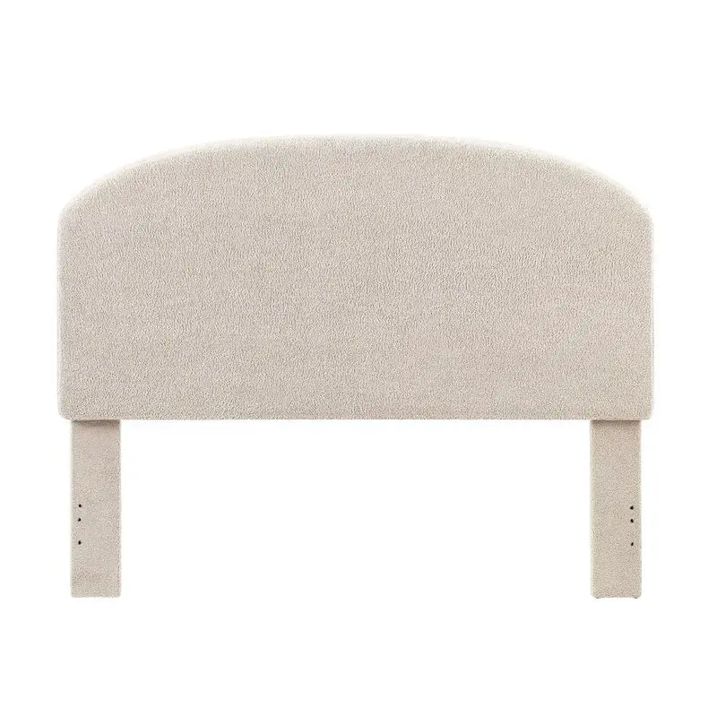 Collymore Natural Sherpa Fleece Headboard