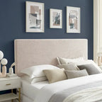 Collymore Natural Sherpa Fleece Headboard