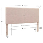 Collymore Natural Sherpa Fleece Headboard