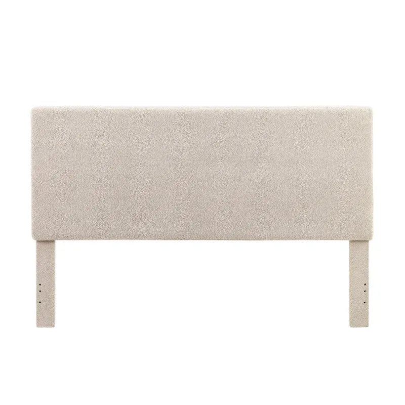 Collymore Natural Sherpa Fleece Headboard