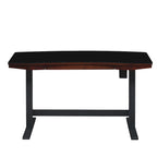 Twin Star Home Uptown Loft Adjustable Height Desk, Meridian Cherry