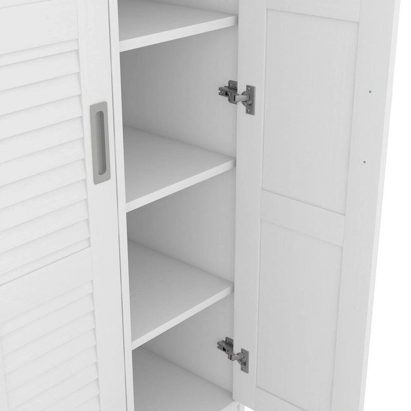 3-Door Shutter Wardrobe with shelves For Bedroom