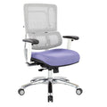 Breathable Mesh Chair with Custom Fabric Seat