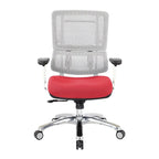 Breathable Mesh Chair with Custom Fabric Seat