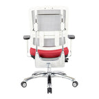 Breathable Mesh Chair with Custom Fabric Seat
