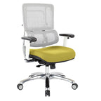 Breathable Mesh Chair with Custom Fabric Seat