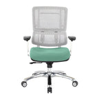 Breathable Mesh Chair with Custom Fabric Seat