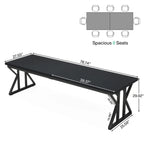 78.7 Inches Long Computer Desk, Two Person Desk For Home Office