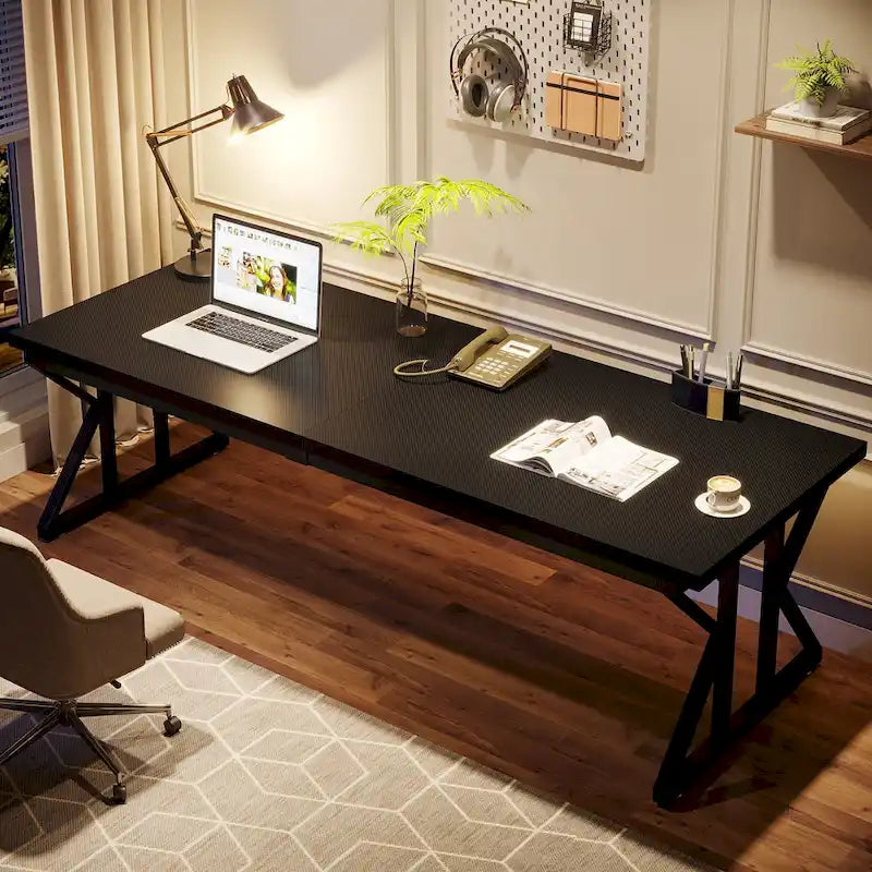 78.7 Inches Long Computer Desk, Two Person Desk For Home Office