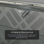 Bel Air Glam 2-Drawer Wood Nightstand with USB Ports by Furniture of America