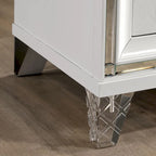 Bel Air Glam 2-Drawer Wood Nightstand with USB Ports by Furniture of America
