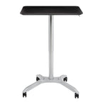 airLIFT XL 28 Pneumatic Height Adjustable Sit-Stand Mobile Laptop Computer Desk Cart