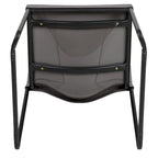 880 lb. Capacity Full Back Contoured Stack Chair with Powder Coated Sled Base