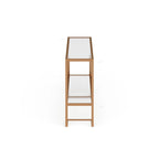 SEI Furniture Grant Glam Gold Matte Finish Console Table