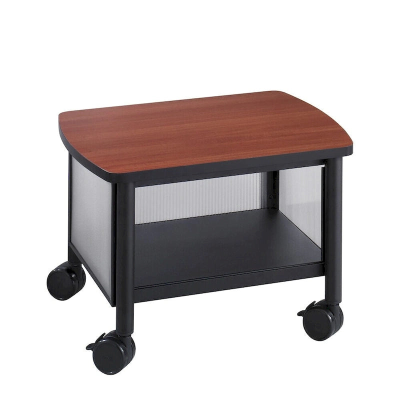 Small, Mobile Under Table Printer Storage Stand