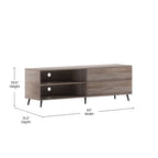 TV Stand for up to 60 TV's with Adjustable Shelf and Storage Drawers