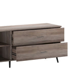 TV Stand for up to 60 TV's with Adjustable Shelf and Storage Drawers