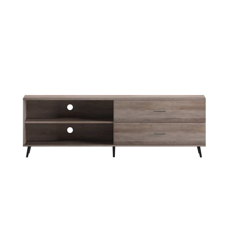 TV Stand for up to 60 TV's with Adjustable Shelf and Storage Drawers