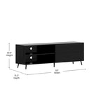 TV Stand for up to 60 TV's with Adjustable Shelf and Storage Drawers