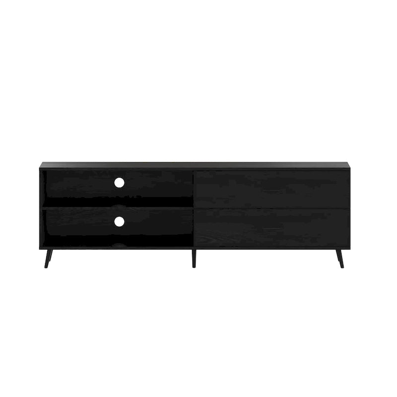 TV Stand for up to 60 TV's with Adjustable Shelf and Storage Drawers