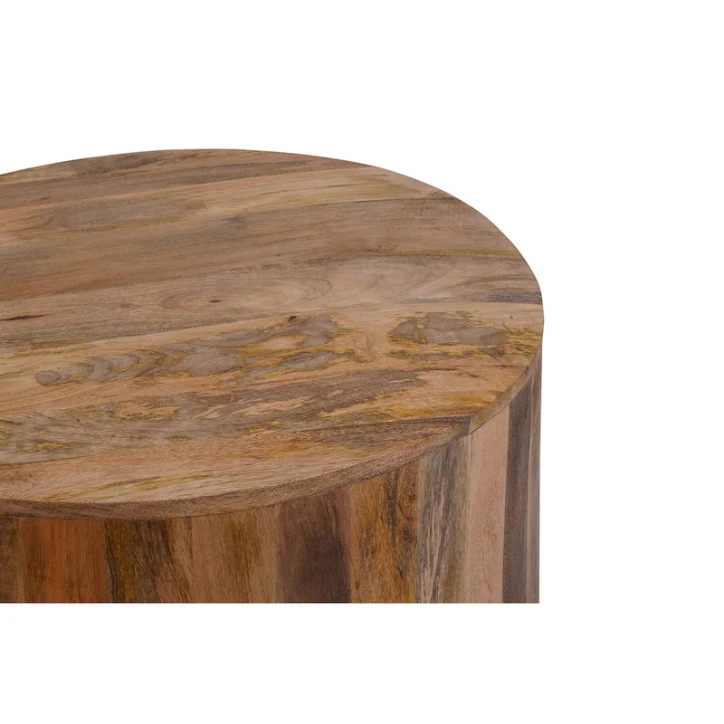 Carolina Living Krissa 30 Round Mango Wood Coffee Table