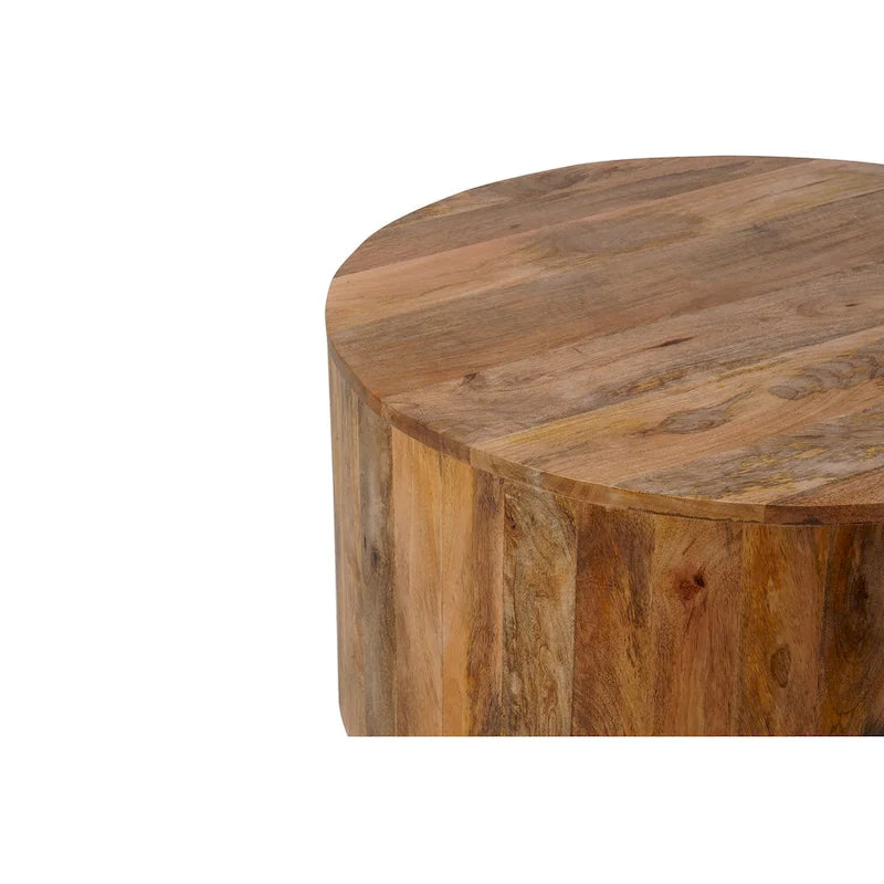 Carolina Living Krissa 30 Round Mango Wood Coffee Table