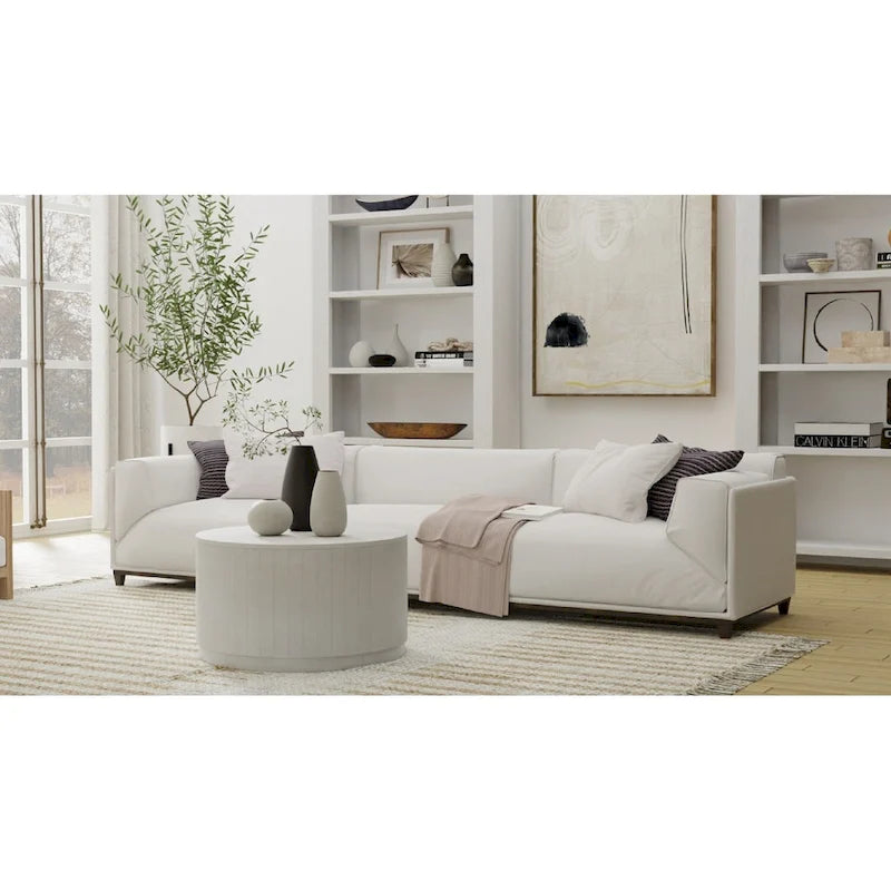 Carolina Living Krissa 30 Round Mango Wood Coffee Table