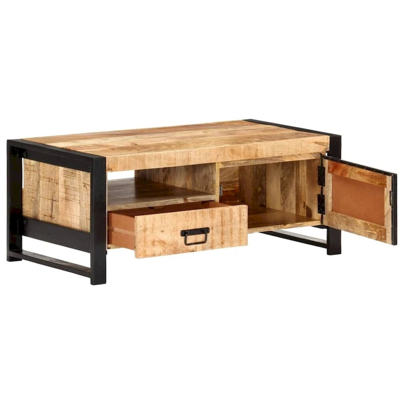 vidaXL Coffee Table Living Room End Table Accent Side Sofa Table Solid Wood