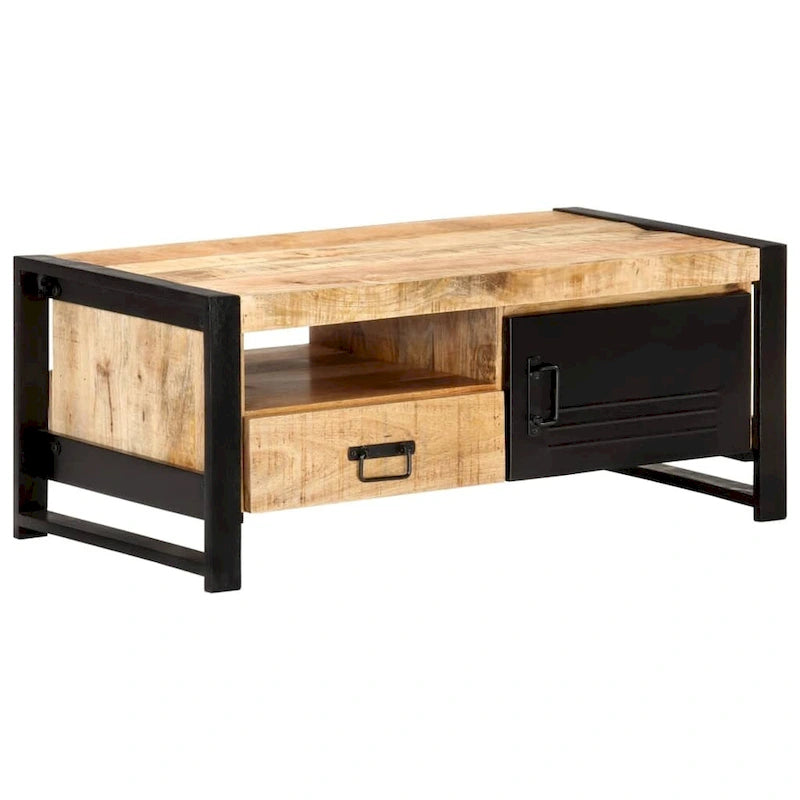 vidaXL Coffee Table Living Room End Table Accent Side Sofa Table Solid Wood