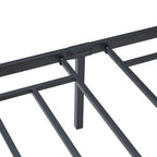 Taomika 3-Pieces Industrial Bed and Modern Square Nightstands Set