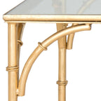 SAFAVIEH Telke Gold Coffee Table - 50 x 26 x 18 - 50Wx26Dx18H