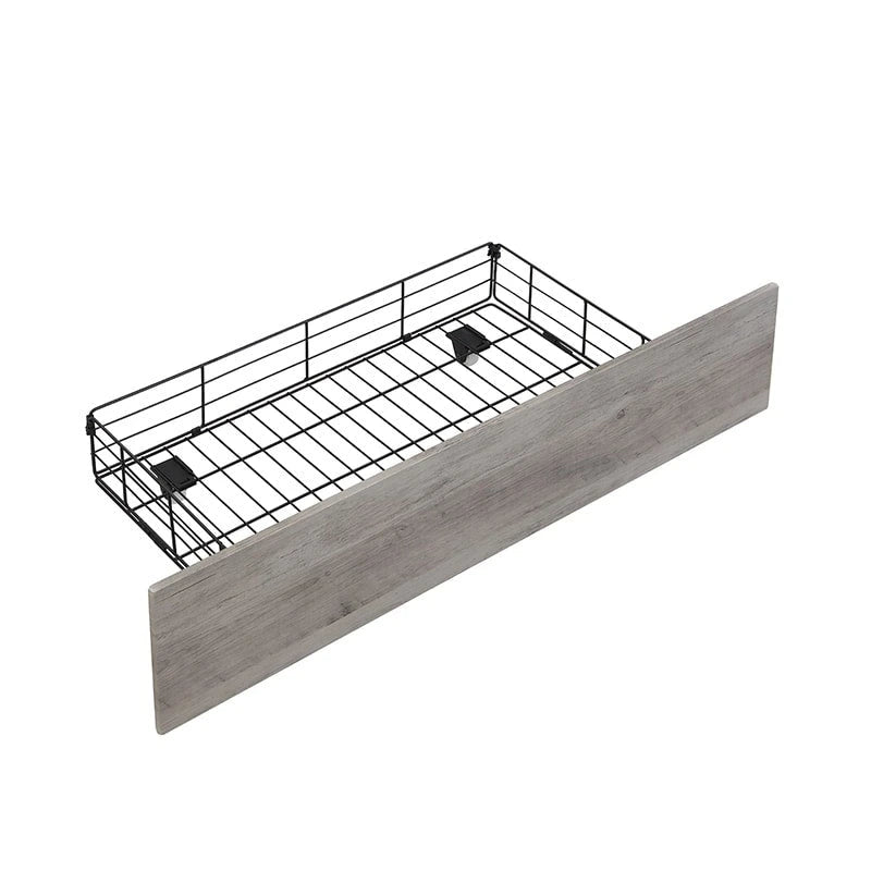 Queen Size Platform Bed with Headboard and 4 Storage Drawers