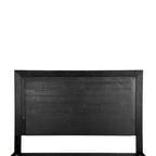 Furniture of America Alaric Modern Black Solid Wood 3-Piece Bed and 2 Nightstand Bedroom Set With LED Headboard