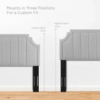 Sienna Performance Velvet Twin Platform Bed