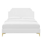 Sienna Performance Velvet Twin Platform Bed