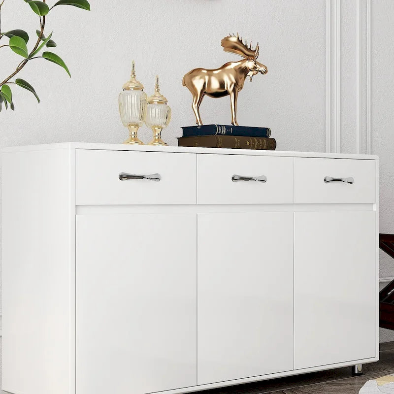 Modern Sidrboard, Side Table with Drawer and Doors