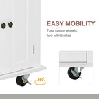 2024 NEW Modern Rolling Kitchen Island Cart with Spice Rack