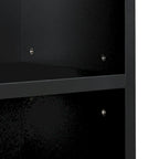 8-Tier Media Tower Rack,CD DVD Slim Storage Cabinet with Adjustable Shelves,Multi-functional double-decker bookcase