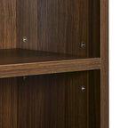 8-Tier Media Tower Rack,CD DVD Slim Storage Cabinet with Adjustable Shelves,Multi-functional double-decker bookcase