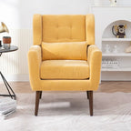 Modern Accent Chair Upholstered Foam Filled Living Room Chairs Comfy Reading Chair