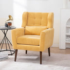 Modern Accent Chair Upholstered Foam Filled Living Room Chairs Comfy Reading Chair
