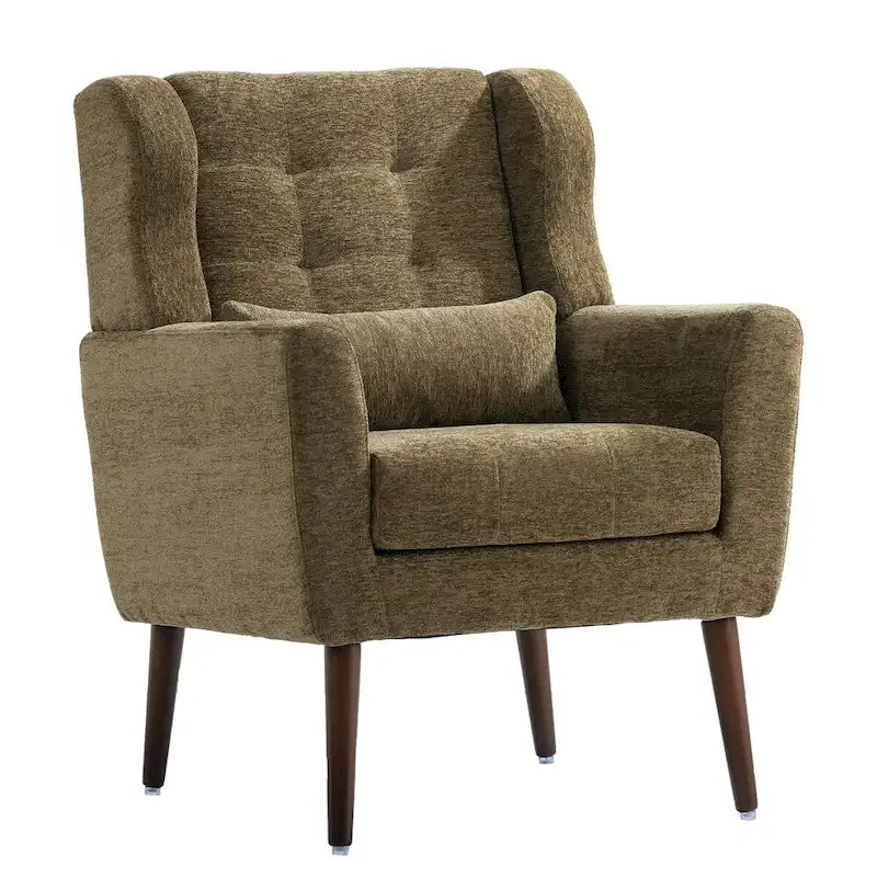 Modern Accent Chair Upholstered Foam Filled Living Room Chairs Comfy Reading Chair